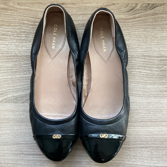 Cole Haan Elsie cap toe ballet flat 8,5 - Picture 2 of 16